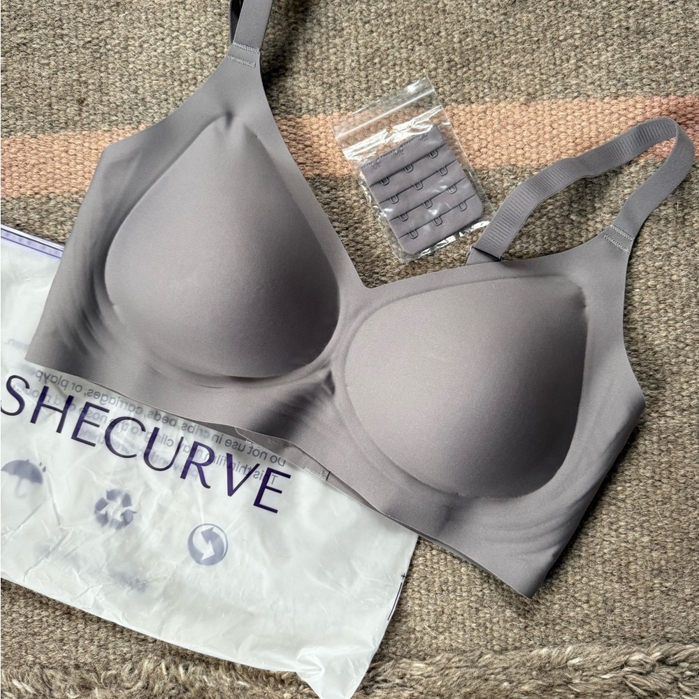 Shecurve Women's Gray Seamless Bra